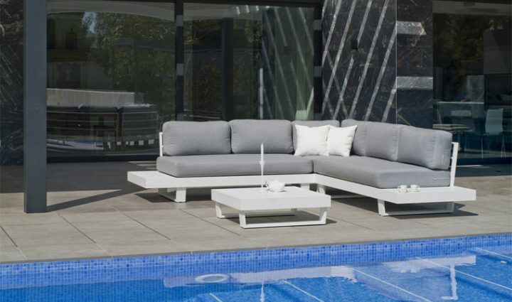 Salon De Jardin D'Angle Blanc Et Gris 5 Places – Manolo serapportantà Salon Bas D'Angle Leclerc Salon De Jardin D'Angle Blanc Et Gris 5 Places – Manolo serapportantà Salon Bas D'Angle Leclerc