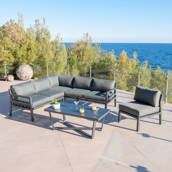 Salon De Jardin D'Angle Evia Anthracite – 6 Places – Salon à Salon De Jardin Intermarché Salon De Jardin D'Angle Evia Anthracite – 6 Places – Salon à Salon De Jardin Intermarché