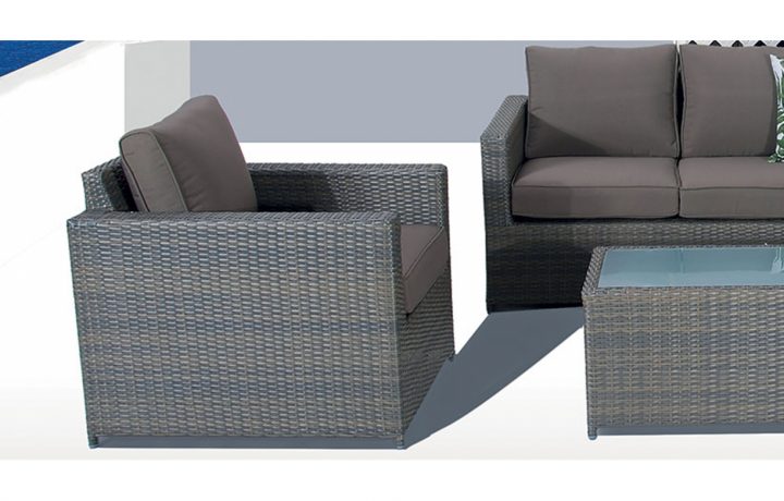 Salon De Jardin De Luxe 5 Places Couleur Taupe Sacha tout Salon De Jardin De Luxe Salon De Jardin De Luxe 5 Places Couleur Taupe Sacha tout Salon De Jardin De Luxe