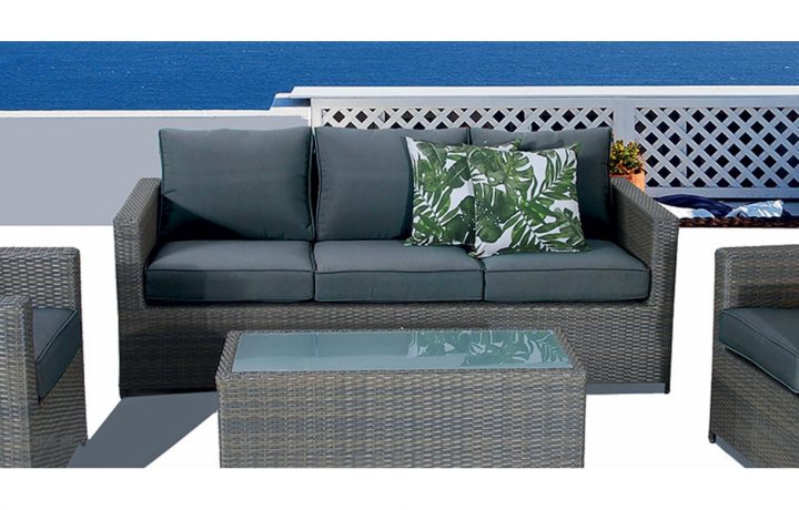 Salon De Jardin De Luxe 5 Places Gris Anthracite Sacha destiné Salon De Jardin De Luxe Salon De Jardin De Luxe 5 Places Gris Anthracite Sacha destiné Salon De Jardin De Luxe