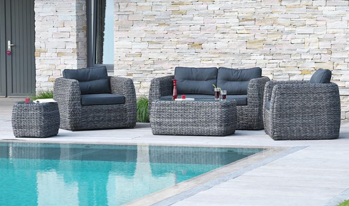 Salon De Jardin Design En Résine Tressée Type Bananier destiné Salon De Jardin Odenton Salon De Jardin Design En Résine Tressée Type Bananier destiné Salon De Jardin Odenton