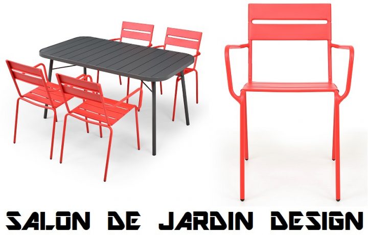 Salon De Jardin Design Pas Cher !!! Table Et Chaise En concernant Salon De Jardin Pas Cher En Plastique