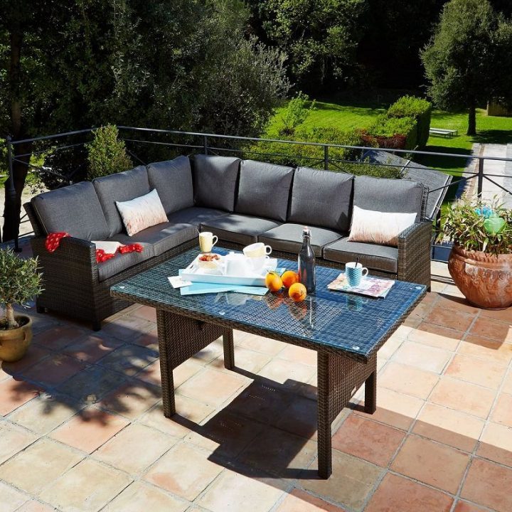 Salon De Jardin Dinning Alinea Taupe Effet Rotin Tressé 6 tout Salon Jardin Auchan Salon De Jardin Dinning Alinea Taupe Effet Rotin Tressé 6 tout Salon Jardin Auchan