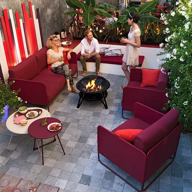 Salon De Jardin En Acier Malo Blooma – Salon De Jardin intérieur Blooma Salon De Jardin