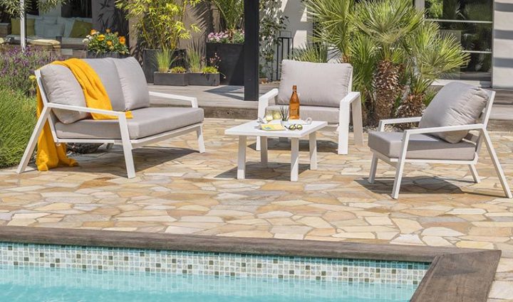 Salon De Jardin En Aluminium Blanc 5 Places – Ibiza serapportantà Salon De Jardin En Alu Salon De Jardin En Aluminium Blanc 5 Places – Ibiza serapportantà Salon De Jardin En Alu