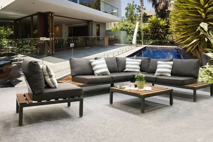 Salon De Jardin En Aluminium – Bonny pour Salon De Détente Jardin