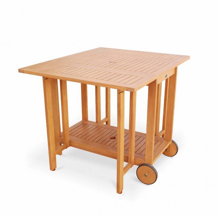 Salon De Jardin En Bois Pliable – Merida – Table 100/45Cm serapportantà Salon Jardin Pliable Salon De Jardin En Bois Pliable – Merida – Table 100/45Cm serapportantà Salon Jardin Pliable