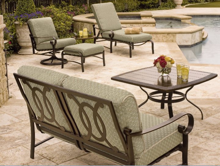 Salon, De, Jardin, En, Fer, Forge, En, Promotion, Pas à Decoration De Jardin En Fer Forgé