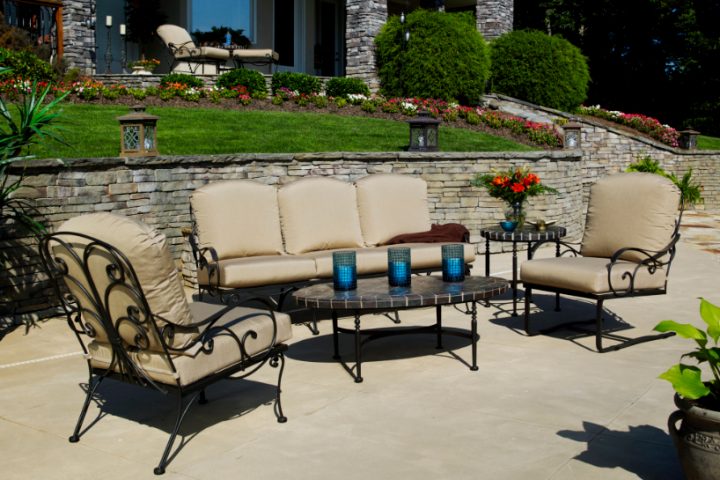 Salon, De, Jardin, En, Fer, Forge, En, Promotion, Pas encequiconcerne Salon De Jardin Greenpath