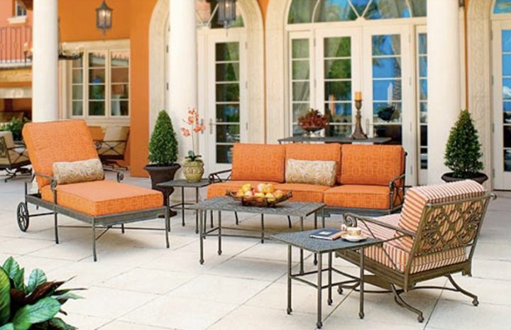 Salon, De, Jardin, En, Fer, Forge, En, Promotion, Pas serapportantà Decoration De Jardin En Fer Forgé