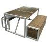 Salon De Jardin En Kubu Tressé Avec Banc Et Coffre 160X90Cm avec Cdiscount Salon De Jardin