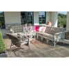 Salon De Jardin En Résine Avec Canapé D'angle Modulable Et encequiconcerne Cdiscount Salon De Jardin