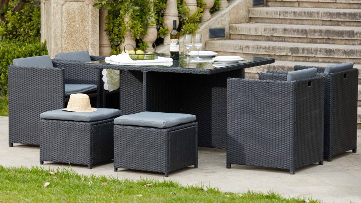 Salon De Jardin En Résine Fauteuil Encastrable avec Salon De Jardin Résine Tressée Encastrable