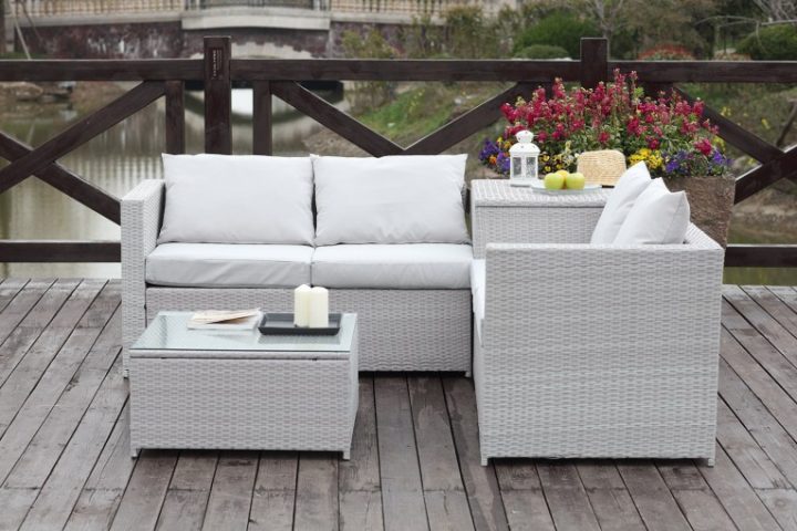 Salon De Jardin En Résine Tressée + Coffre Silang Gris avec Salon De Jardin Foire Fouille Salon De Jardin En Résine Tressée + Coffre Silang Gris avec Salon De Jardin Foire Fouille