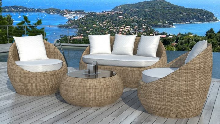 Salon De Jardin En Résine Tressée Et Rotin – Collection pour Salon De Jardin Polypropylène
