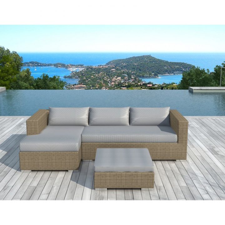 Salon De Jardin En Résine Tressée "Valentino" Beige concernant Salon De Jardin D Occasion Salon De Jardin En Résine Tressée "Valentino" Beige concernant Salon De Jardin D Occasion