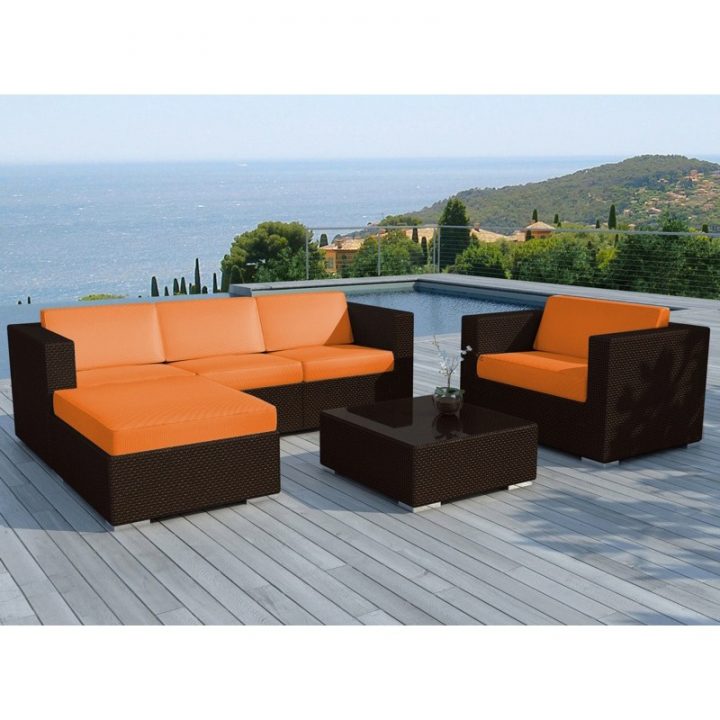 Salon De Jardin En Résine "Valentino" Orange & Marron pour Salon De Jardin Centrakor Salon De Jardin En Résine "Valentino" Orange & Marron pour Salon De Jardin Centrakor