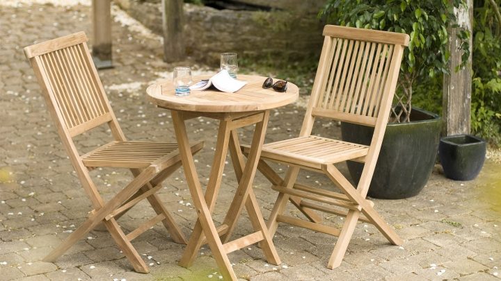 Salon De Jardin En Teck 2 Places – Collection Lombok – Homifab tout Salon De Jardin Teck Déstockage