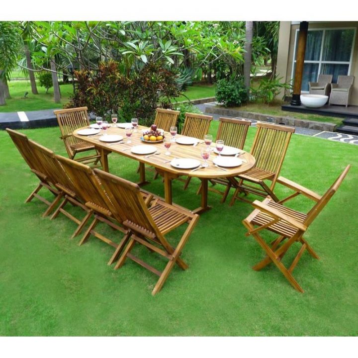 Salon De Jardin En Teck Pas Cher 10 Places serapportantà Salon De Jardin En Résine Pas Cher