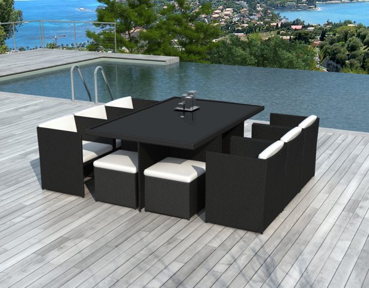 Salon De Jardin Encastrable 10 Places En Résine Tressée avec Salon De Jardin Discount Salon De Jardin Encastrable 10 Places En Résine Tressée avec Salon De Jardin Discount