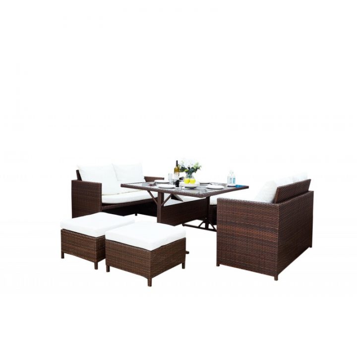 Salon De Jardin Encastrable 8 Places En Résine Tressée concernant Salon De Jardin Table Haute Salon De Jardin Encastrable 8 Places En Résine Tressée concernant Salon De Jardin Table Haute