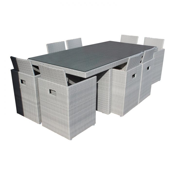 Salon De Jardin Encastrable Résine Tressée Gris, 8 dedans Salon De Jardin Résine Tressée Leroy Merlin