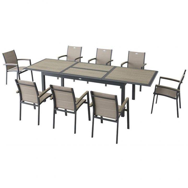 Salon De Jardin Hesperide Azua Taupe – Jardin Piscine Et tout Salon De Jardin Azua