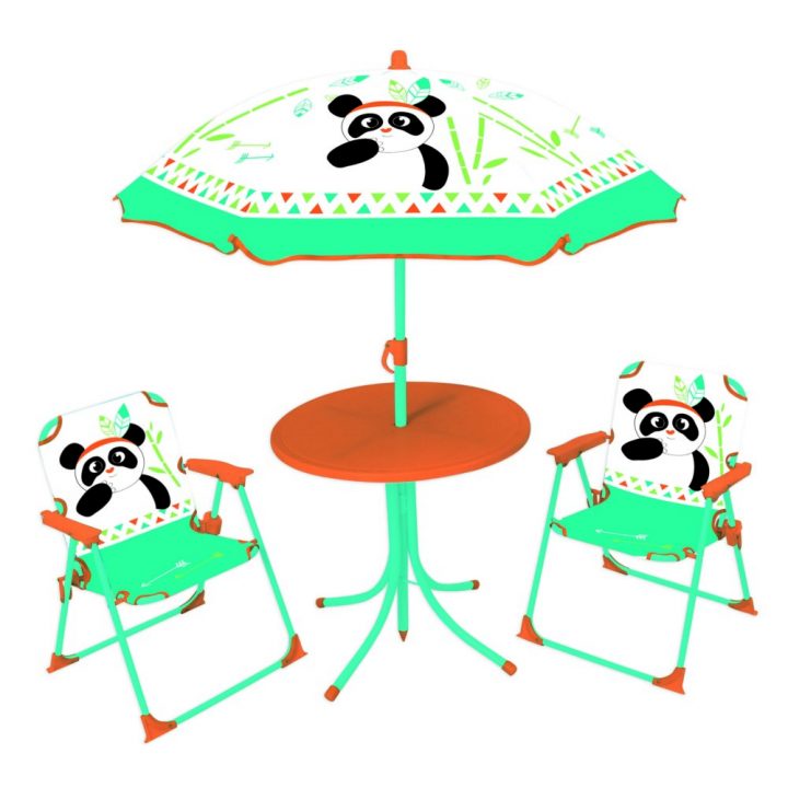 Salon De Jardin Indian Panda Fun House – Chaise Et Table serapportantà Salon De Jardin Pour Enfant