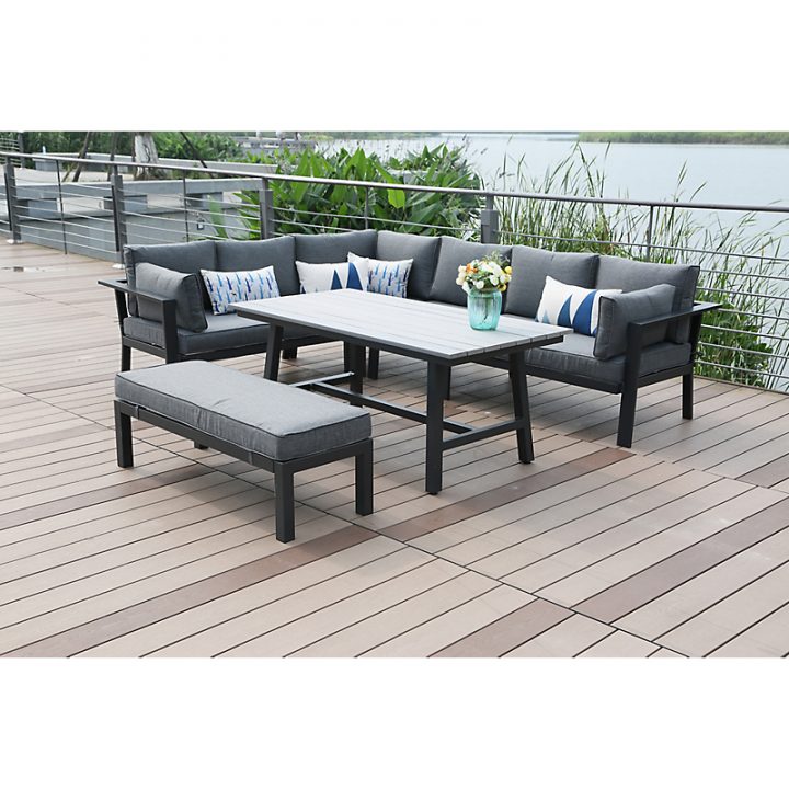 Salon De Jardin Pas Cher Mobilier Exterieur E Leclerc encequiconcerne Salon De Jardin En Résine Tressée Leclerc