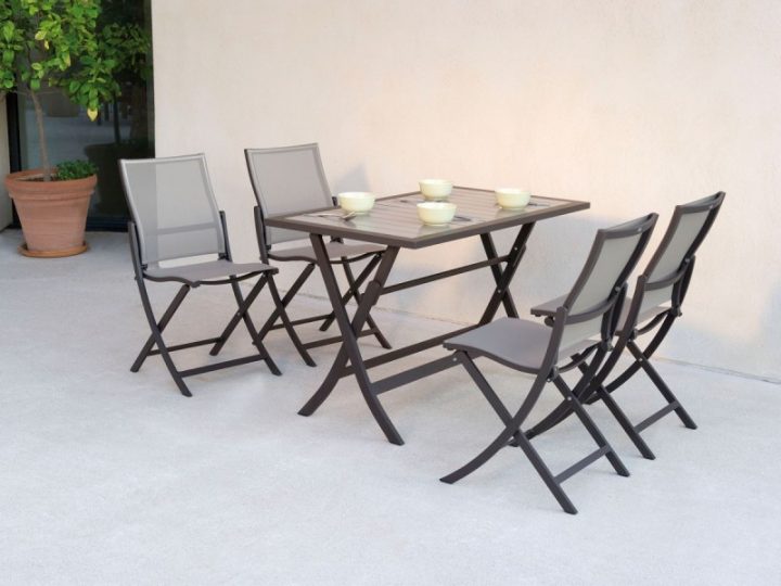 Salon De Jardin Pliable – Maison Parallele encequiconcerne Salon Jardin Pliable