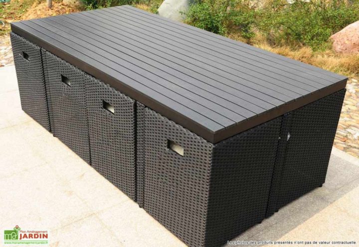 Salon De Jardin Resine Encastrable 8 Places – Mailleraye intérieur Salon De Jardin Resine Tressée Pas Cher