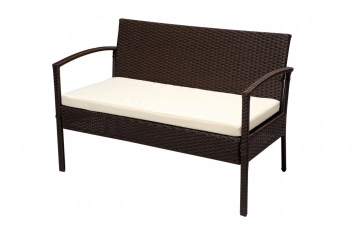 Salon De Jardin Résine Pas Cher Canapé + 2 Fauteuils + 1 tout Salons De Jardin Pas Cher