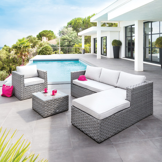 Salon De Jardin Resine Tressee Gris Pas Cher – Inspiration à Salon De Jardin Tressé Pas Cher