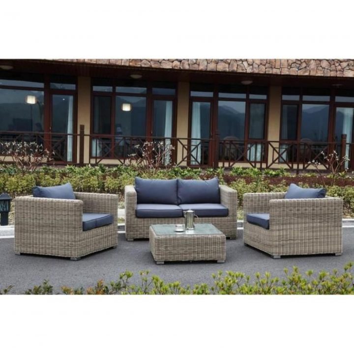 Salon De Jardin Résine Tressée Ronde Ensemble 4 Places intérieur Amazon Salon De Jardin En Resine Tressee