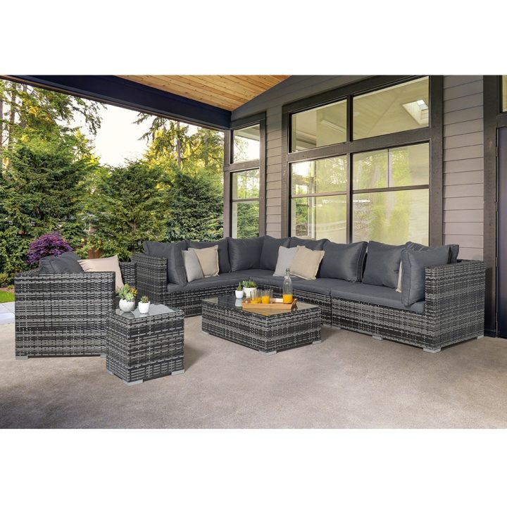 Salon De Jardin Santorini 8 Places Anthracite | Les concernant Salon De Jardin But Salon De Jardin Santorini 8 Places Anthracite | Les concernant Salon De Jardin But