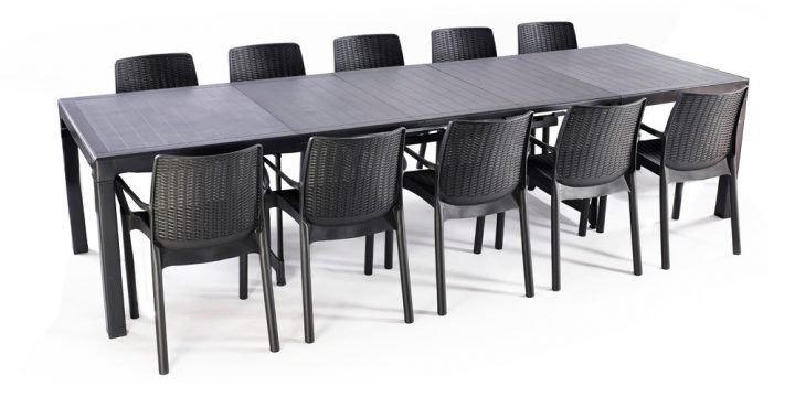 Salon De Jardin: Table Sonata 3M20 + 10 Fauteuils Bali dedans Salon De Jardin Centrakor Salon De Jardin: Table Sonata 3M20 + 10 Fauteuils Bali dedans Salon De Jardin Centrakor