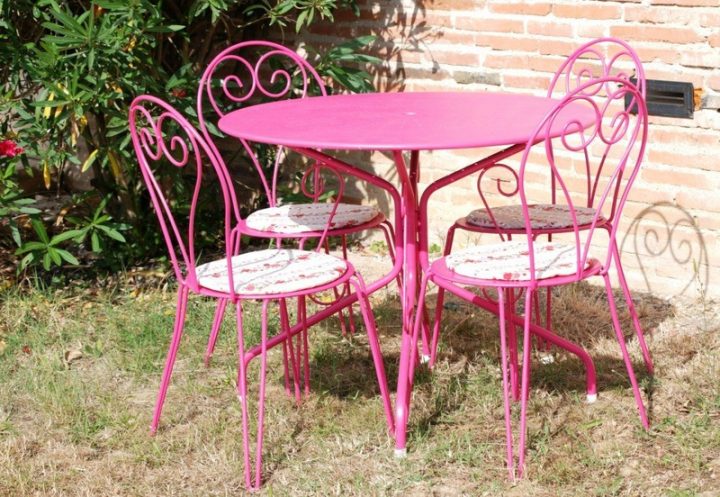 Salon En Fer Forgé Pétulant – Manu Meli Melo à Salon De Jardin En Fer Forgé