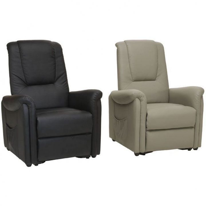 Salon – Fauteuil Relax Électrique Moderne En Simili Cuir pour Fauteuil Relax Design Italien