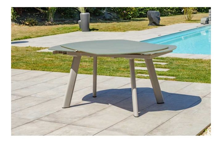 Salon Repas De Jardin Cap Ferret Avec Rallonge Rotative tout Salon De Jardin Cap Est