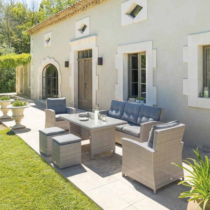 Salon Repas De Jardin Cuba Grège Hespéride 6 Places intérieur Hespérides Salon De Jardin Salon Repas De Jardin Cuba Grège Hespéride 6 Places intérieur Hespérides Salon De Jardin