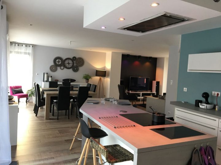 Salon – Salle À Manger 44M2 Salon – Salle À Manger Meubles avec Aménagement Petit Salon Salle À Manger