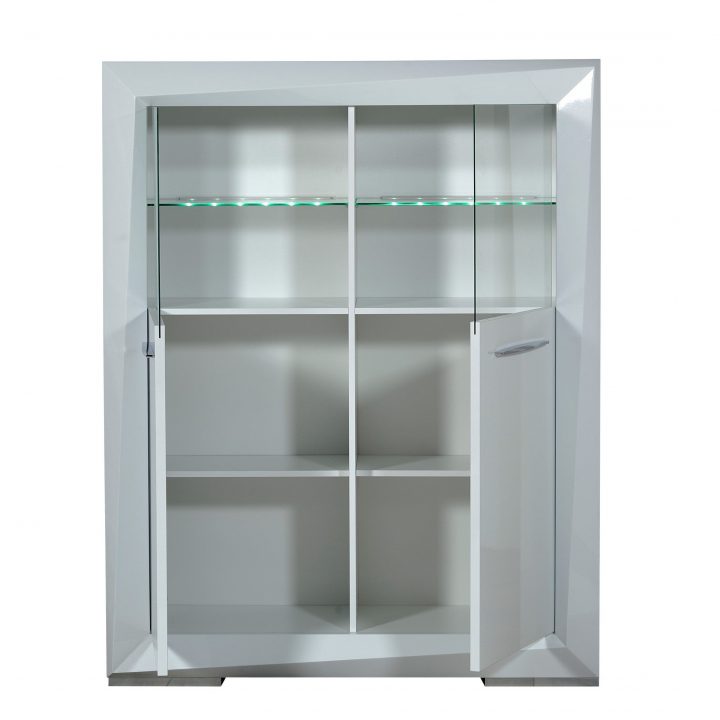 Salon – Vitrine Blanc Laque Verre – Comforium concernant Vitrine But Salon – Vitrine Blanc Laque Verre – Comforium concernant Vitrine But
