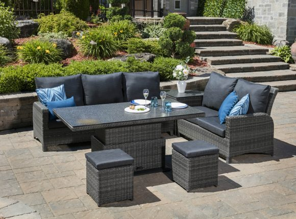 Salons De Jardin – Grand Choix – Club Piscine Sherbrooke intérieur Salon De Jardin Polypropylène