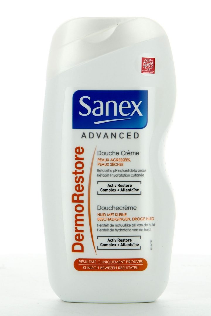 Sanex Gel Douche 500 Ml Advanced Dermo Restore Peaux Agressées, Peaux Sèches à Gel Douche Antibactérien Sanex Gel Douche 500 Ml Advanced Dermo Restore Peaux Agressées, Peaux Sèches à Gel Douche Antibactérien