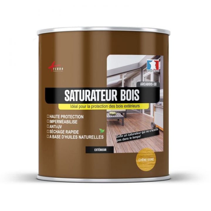 Saturateur Bois Terrasse Bardage Extérieur Protection Et avec Saturateur Luxens Protection Terrasse Bois 5L Naturel