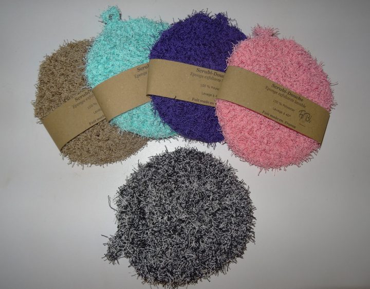 Scrubi-Douche Éponge Exfoliante Corps à Eponge De Douche Scrubi-Douche Éponge Exfoliante Corps à Eponge De Douche