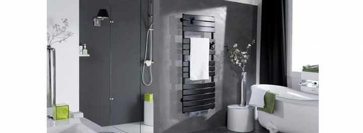 Sèche-Serviettes Noir – Riviera Digital – Thermor tout Chauffage Électrique Salle De Bain