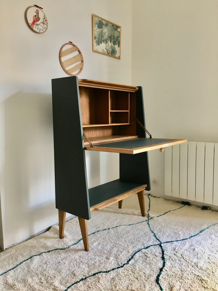 Secrétaire Vintage Relooké (Avec Images) | Mobilier De Salon dedans Adopte Un Meuble