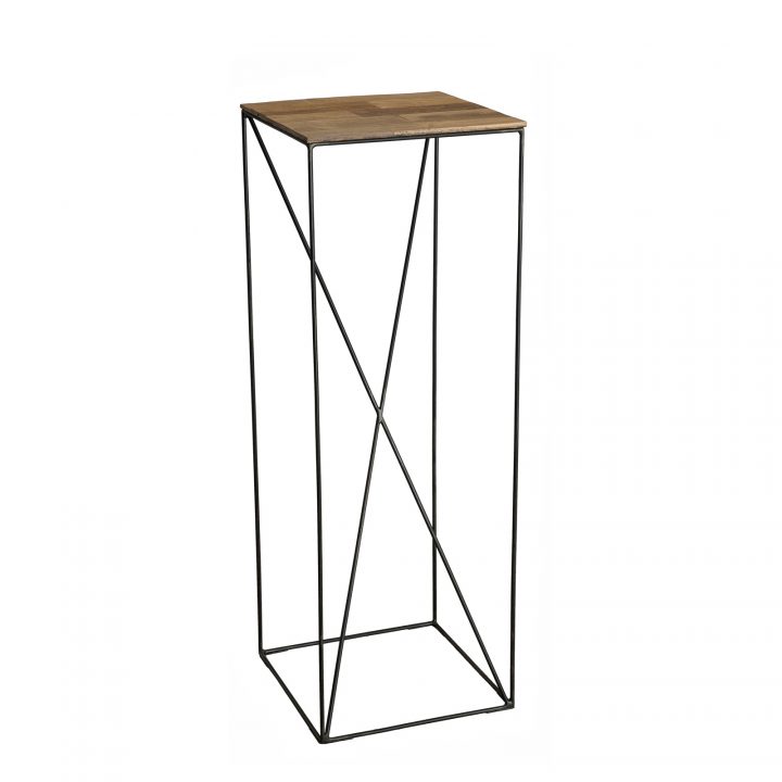 Sellette Bois Recyclé H100Cm Panama | Sellettes | Pier Import encequiconcerne Sellette Meuble