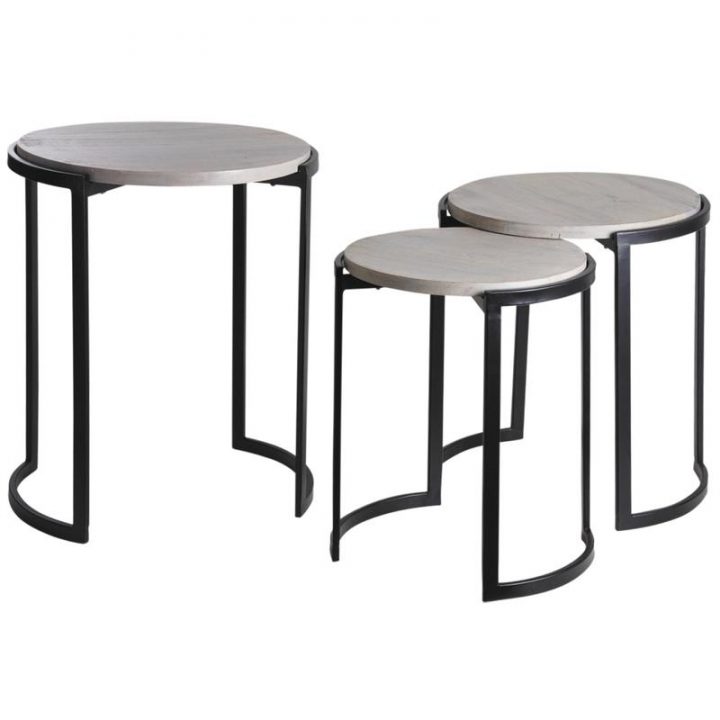 Sellettes Rondes En Métal Et Manguier – Nse159S | Aubry intérieur Sellette Meuble Sellettes Rondes En Métal Et Manguier – Nse159S | Aubry intérieur Sellette Meuble